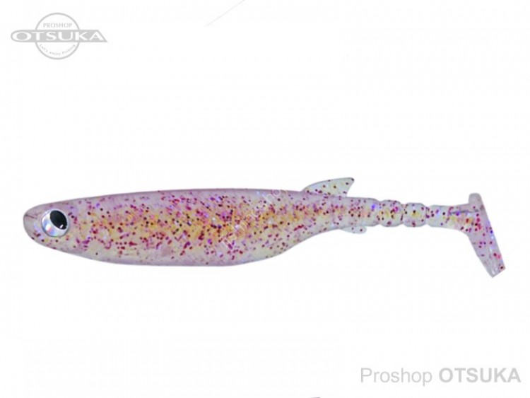 RUDIE'S Grouper Eating Fish 4.0" Clear Red Holo