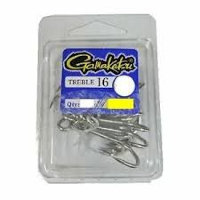 GAMAKATSU Treble 16 [Silver] #1 (10pcs)