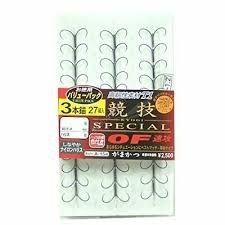 GAMAKATSU T1 KyougiSP OF 3 anchors [Nano Smooth Coat] #6.5 Smart Case Value Pack (27pcs)