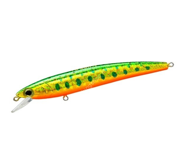 DUEL Pin's Minnow 90F #SHMY Green Gold Yamame