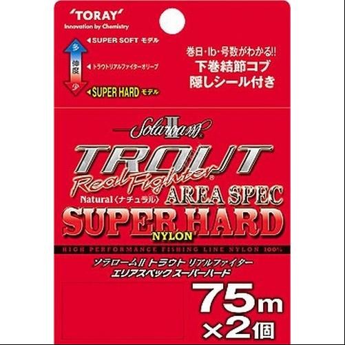 TORAY Trout Real Fighter Area Spec Super Hard [Natural] 75m #0.4 (2.5lb)