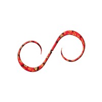 KAIYU Sea God Silicone Tie WG Short Curly #Red Dot Gold