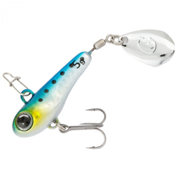 JACKALL Good Meal Spin 5 g Sardine / Slim Border Holo