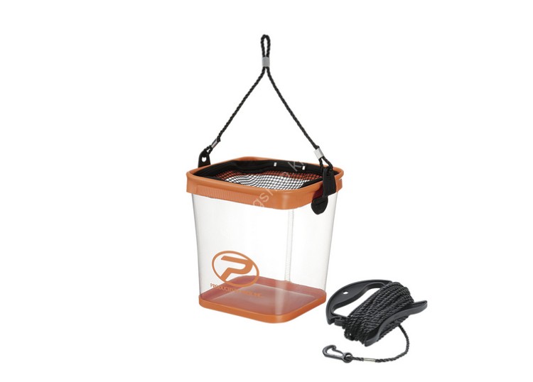 PROX Clear Square Bucket 21cm PX681421O #Orange