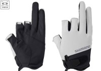 SHIMANO GL-008V Basic Gloves 3 (White) M