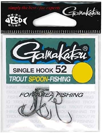 GAMAKATSU Single Hook 52 [NS Black] #1/0 (7pcs)