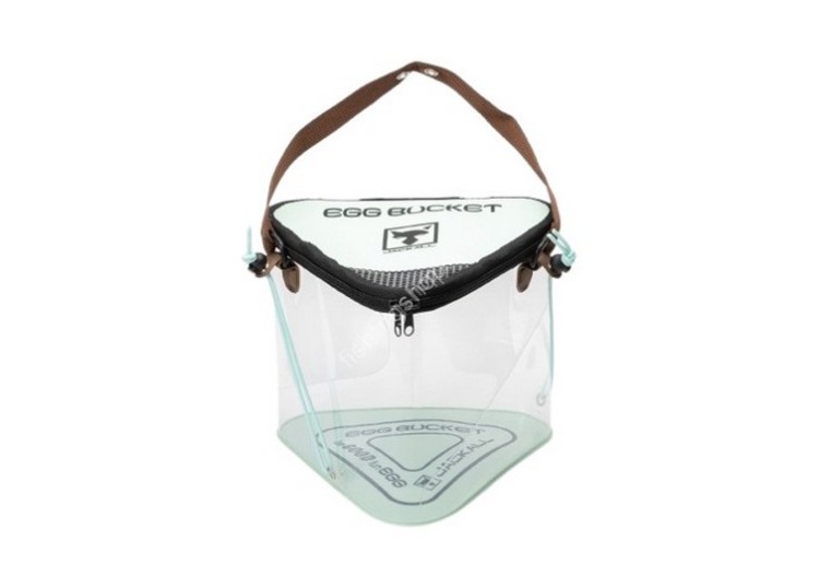 JACKALL Sankak Egg Bucket #Ice Blue/Brown JACKALL Sankak Egg Bucket #Ice Blue/Brown