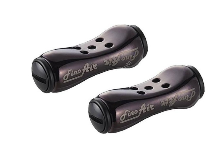 LIVRE Fino Air Knob ABBK-2 #Brown (IP)/Black (2pcs)