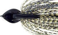 DEPS Flat Back Jig 3/4oz Silicone Skirt #51 Smoke Scale/Blue & Gold