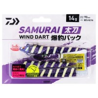 DAIWA Samurai Tachi Wind Dart Bakucho Pack 14g #Purple Lame Zebra