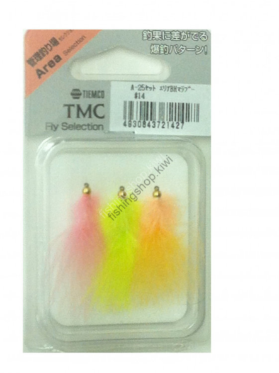 TIEMCO A-25 Set Area BH Marabou #14