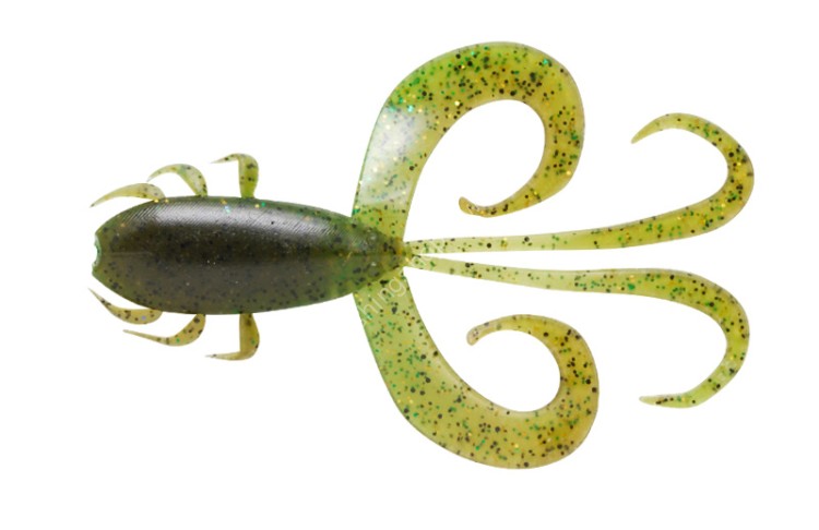 CORMORAN Viva Hog Hog Hog 3.0'' #051 Green Pumpkin Chartreuse (8pcs)