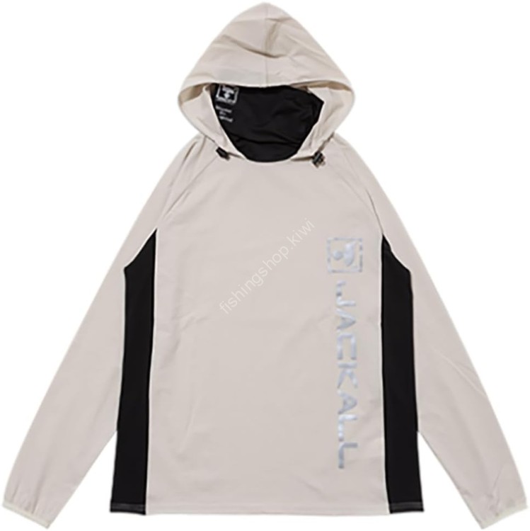 JACKALL Dry Mesh Pullover Hoodie [White Smoke] XL