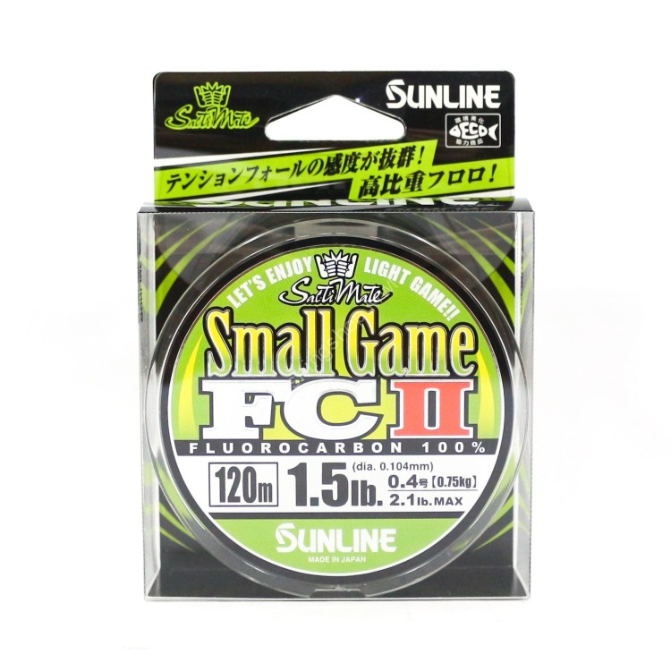 SUNLINE Saltymate Small Game FC II [Natural Clear] 120m #0.4 (1.5lb)
