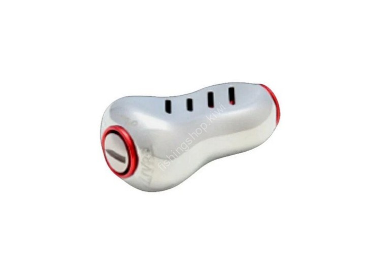 LIVRE 5444 Fino+ Titanium Handle Knob #Silver/Red (2 pcs)