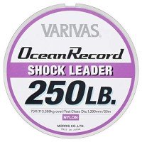 VARIVAS Ocean Record Shock Leader [Misty Purple] 50m #70 (250lb)