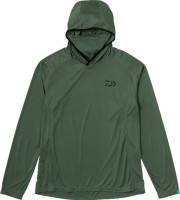 DAIWA DE-5124 Bug Blocker Hoodie Shirt (Ash Green) XL