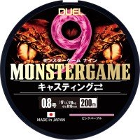 DUEL Monstergame® 9 Casting ⇆ [Pink Purple] 200m #0.8 (17lb)