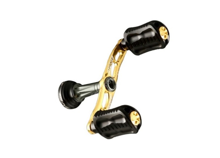 DLIVE Air Dlive W Double Handle for Shimano 65mm #Gunmetal/Gold