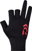 DAIWA DG-8023W Windproof Beltless Gloves 3 Pieces Cut (Black) M