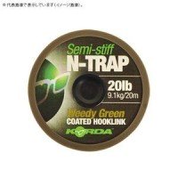 DAIWA Korda Semi-Stiff N-Trap Coated Hook Link 20m (20lb)