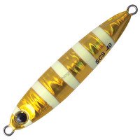 ANGLERS REPUBLIC PALMS Slow Blatt Cast Slim 20g #MG-547 Zebra Gold