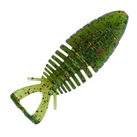 VALLEYHILL Bay Drive Change Flat 3.8'' #16 Light Watermelon/Red Flake (5pcs)