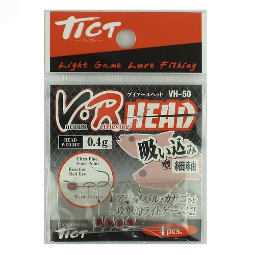 TICT VR Head Suction Type Thin Shaft 0.4g (4pcs)