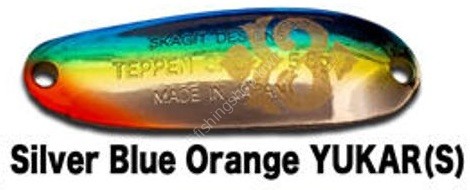 SKAGIT DESIGNS TePPeN Spoon Super Hammered YukaR 5.8g #Silver Blue Orange YukaR (S)