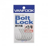 VANFOOK Bolt Lock Barbless BT-71BL [Silver] #2/0 (6pcs)