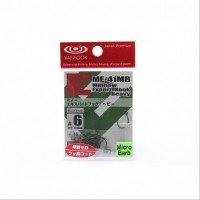 VANFOOK Minnow Experthook Medium Heavy ME-41MB [Zero Black] #6 (16pcs)
