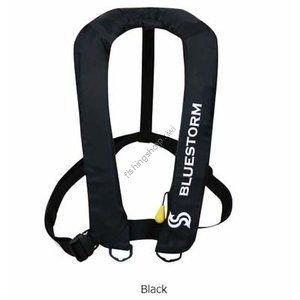 Bluestorm Manual inflatable life jacket BSJ-2300RS Black