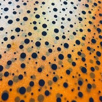 MATSUOKA SPECIAL Silicone Sheet 0.45mm #Dot Orange