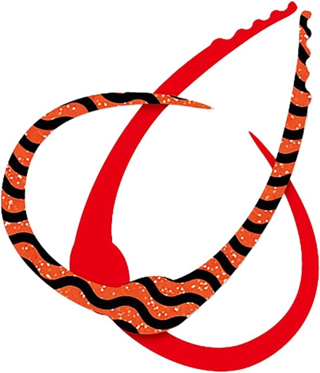 SASA LABO KCSC-10 King Cobra Single Curly #10 Dual Orange Zebra