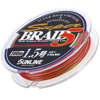 SUNLINE Super Braid5 [10m x 3colors] 200m #1.5 (8.8kg)