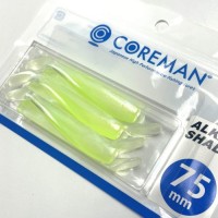 COREMAN Alkali Shad 75mm #065 Chart Pearl