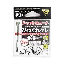 GAMAKATSU A1 Twisted Gure Straight [Dark Green] #6 (9pcs)