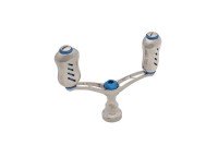 LIVRE 4758 Double Handle Wing 72 Fino Knob for Daiwa #Gunmetal/Blue