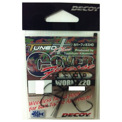 DECOY Cover Finesse HD Worm220 [NS Black] #3/0 (4pcs)