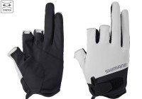 SHIMANO GL-008V Basic Gloves 3 (White) L