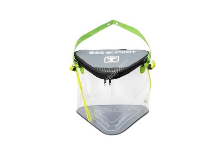 JACKALL Sankak Egg Bucket Mini #Gray/Light Yellow JACKALL Sankak Egg Bucket Mini #Gray/Light Yellow