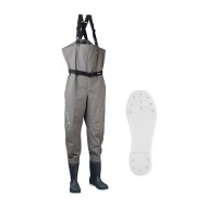 PAZDESIGN PBW-481 BS Chest High Boots Wader FS (Charcoal) S