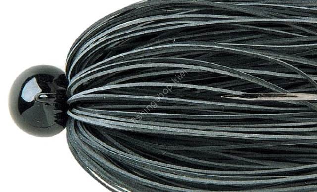 DEPS RR Jig Head 1.7g Fine Rubber Skirt #01 Black