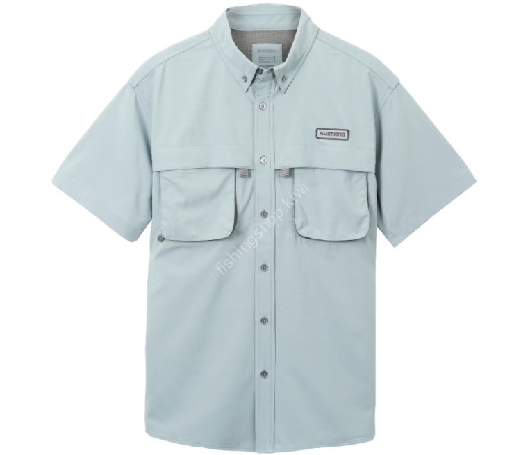 SHIMANO SH-020W Prestige Shirt Short Sleeve Blue S