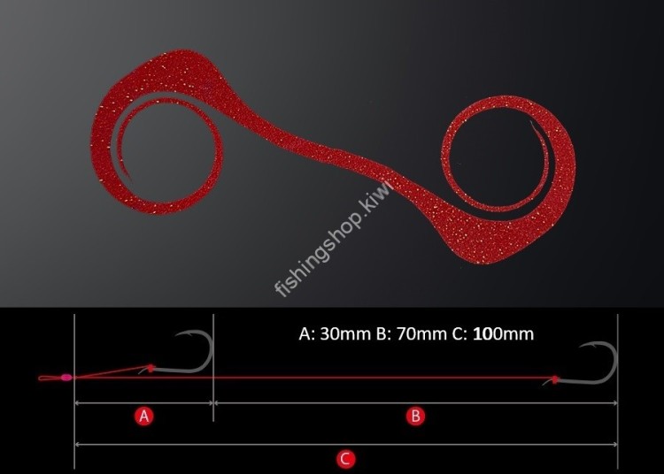 MATSUOKA SPECIAL Mega Alpha 185mm with Hook #Red