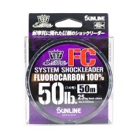 SUNLINE Saltymate System Shock leader FC [Clear] 50m #14 (25kg)