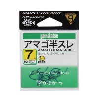 GAMAKATSU Amago Han Sure [Blue] #7 (15pcs)