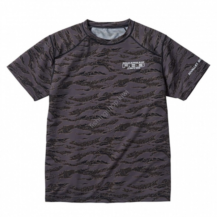 Rbb SOSHIN 8865 RBB COOLING T-SHIRT BLACK TIGER CAMO L