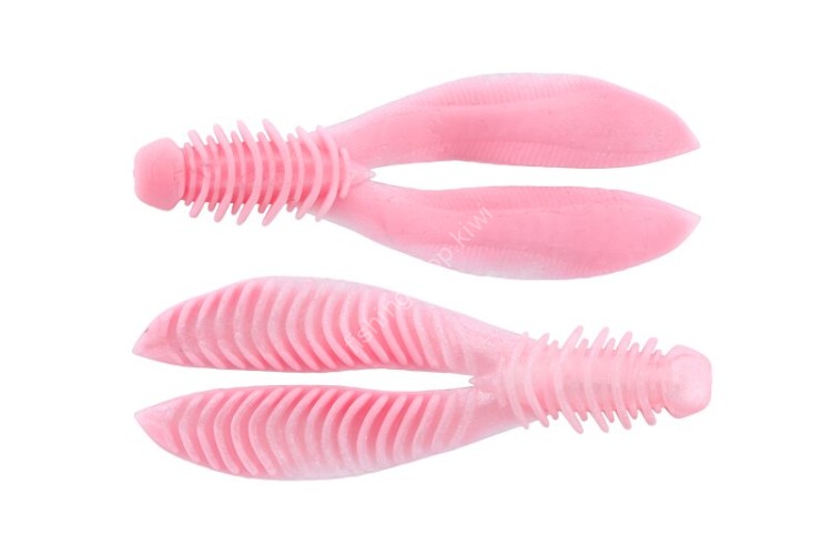 JACKALL Ribbing Bunny Elastomer 3.8'' #Strawberry Milk (3pcs)