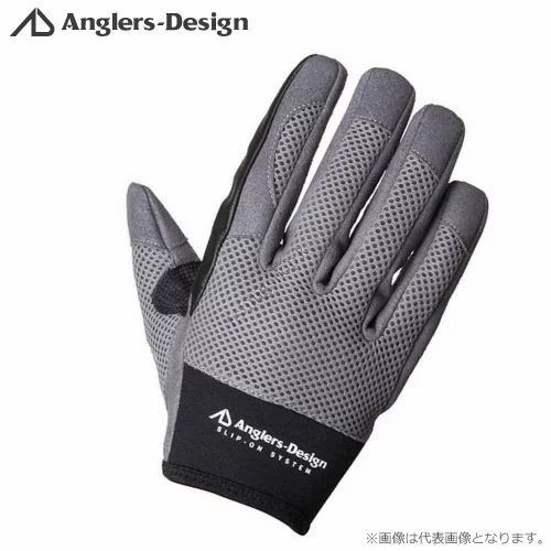 Anglers Design ADG-15 Slip on Offshore Gloves Gray L